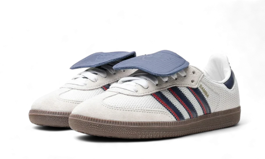 Adidas Samba LT Crystal White Dark Blue Gum – limitierter Sneaker bei Shade Studios