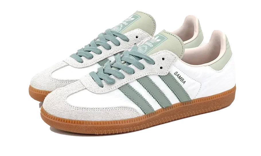 Adidas Samba OG Cloud White Silver Green – limitierter Sneaker bei Shade Studios