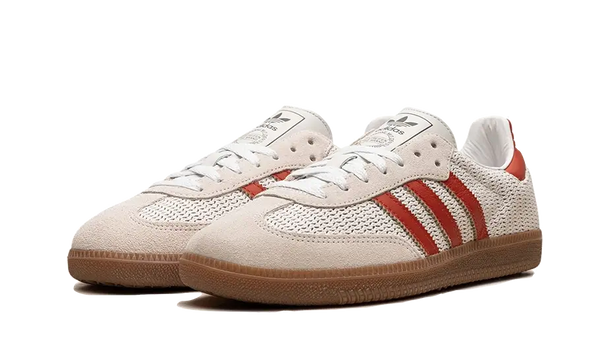 Adidas Adidas Samba OG Crystal White Preloved Red  - IG1380