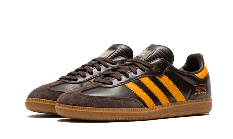 Adidas Samba OG Dark Brown Yellow – limitierter Sneaker bei Shade Studios