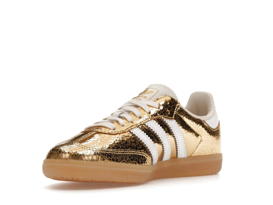 Samba OG Gold Metallic Cracked Leather - KI5719