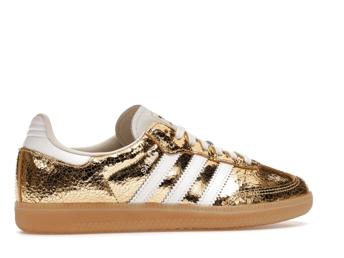 Samba OG Gold Metallic Cracked Leather - KI5719