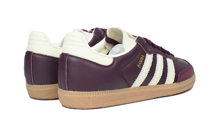 Adidas Samba OG Maroon Gold Metallic – limitierter Sneaker bei Shade Studios