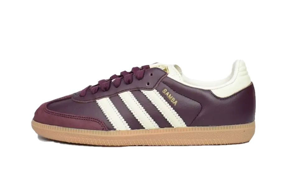 Adidas Samba OG Maroon Gold Metallic – limitierter Sneaker bei Shade Studios