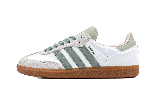 Adidas Adidas Samba OG  Cloud White Silver Green - ID0492