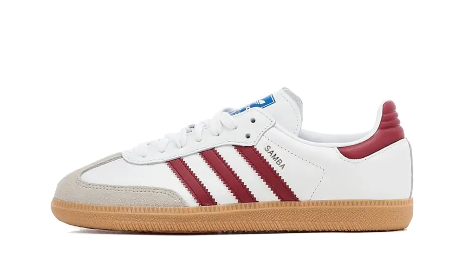 Adidas Adidas Samba OG White Burgundy Gum - IF3813