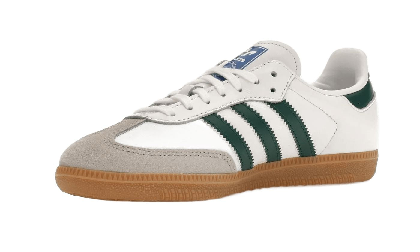 Adidas Samba OG White Collegiate Green Gum (Kids)