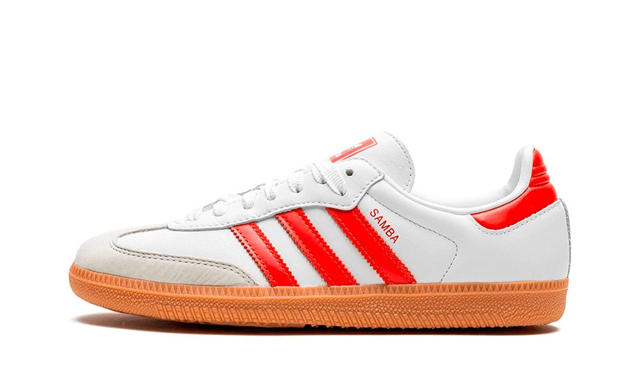 Adidas Samba OG White Solar Red Gum – limitierter Sneaker bei Shade Studios