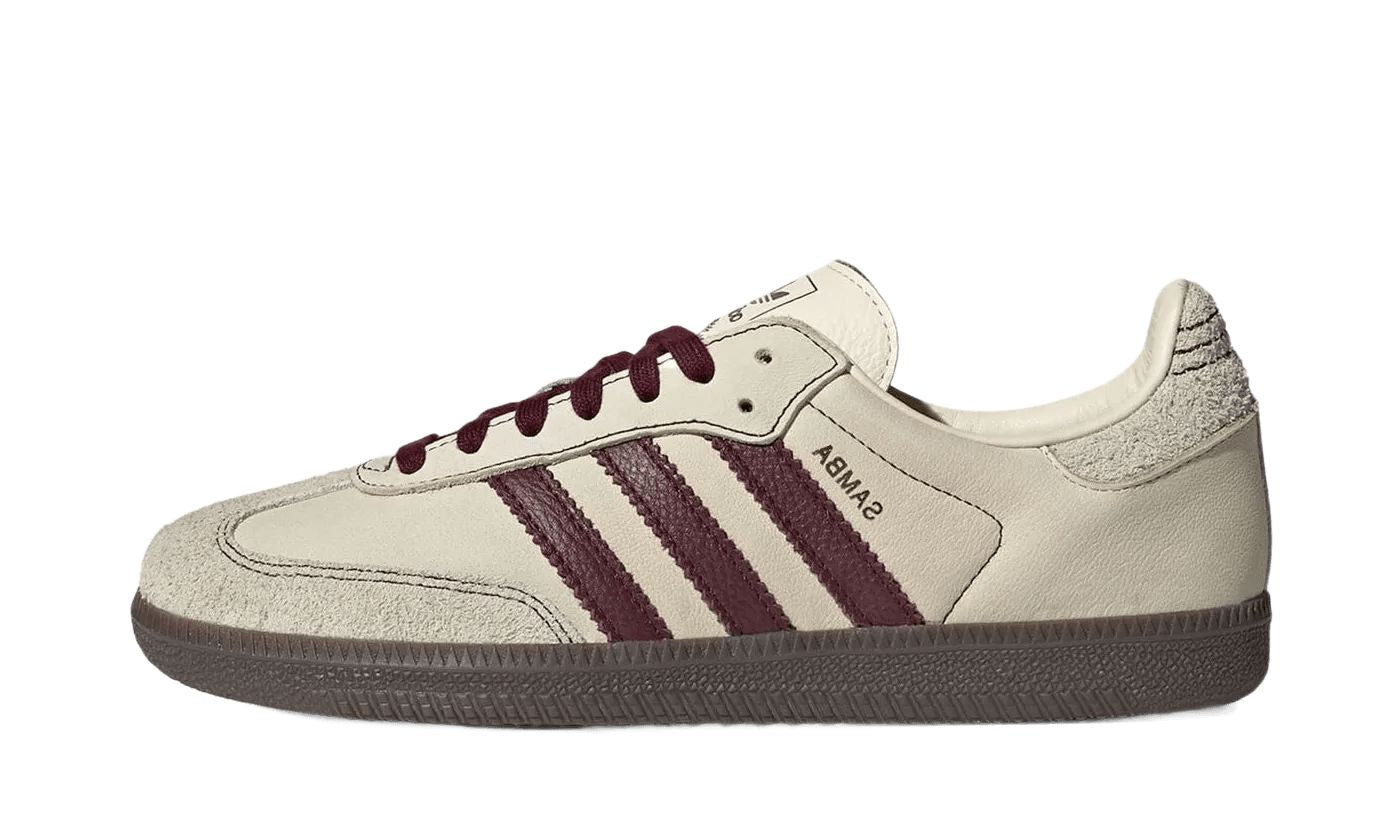 Adidas Samba OG Wonder White Maroon – limitierter Sneaker bei Shade Studios