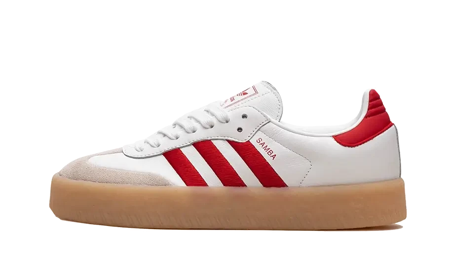 Adidas Sambae White Better Scarlet Gum – limitierter Sneaker bei Shade Studios