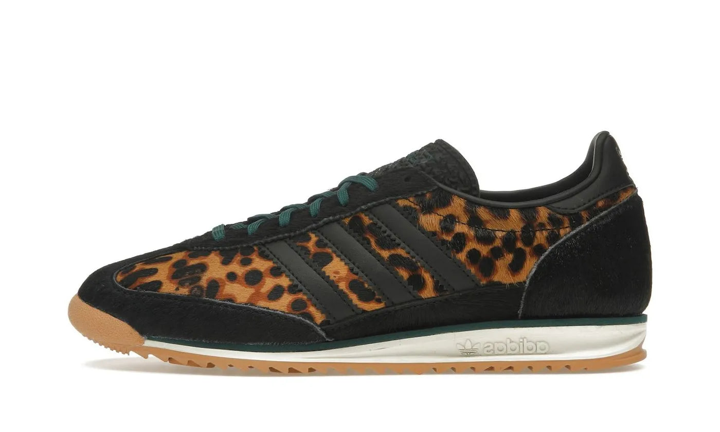 Adidas SL 72 OG Leopard Print Collegiate Green – limitierter Sneaker bei Shade Studios