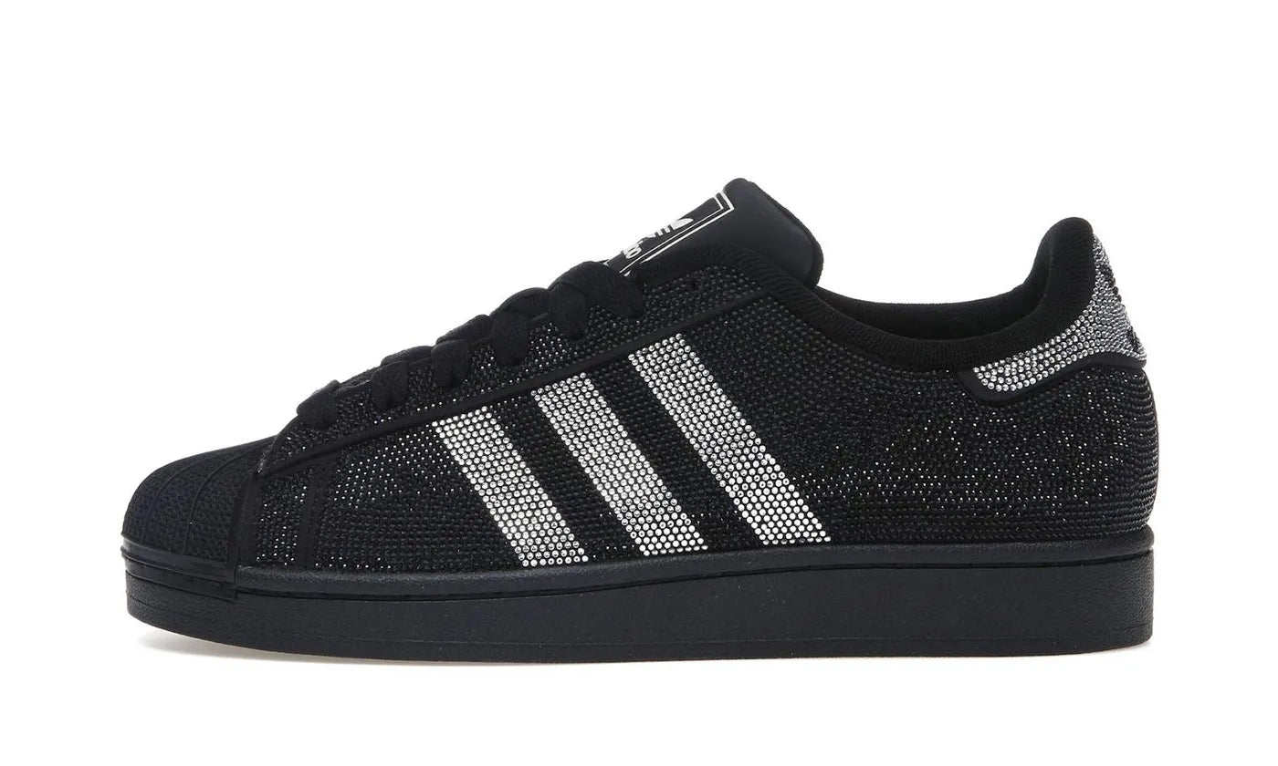 Adidas Superstar II Rhinestone Black Silver (IH4200)