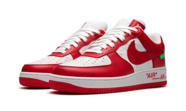 Nike Air Force 1 Low Louis Vuitton White Red - 1A9VA9 / 1A9V WHITE RED