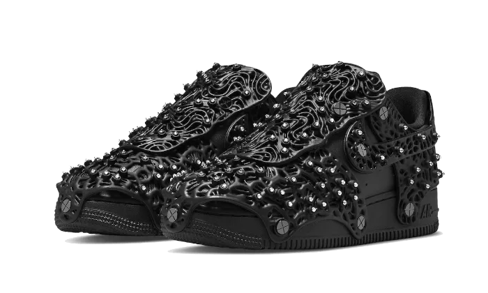 Air Force 1 Low Swarovski Triple Black - CV7668-001