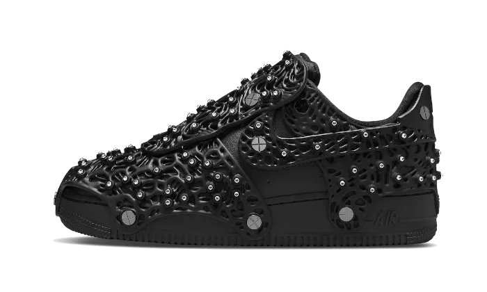 Air Force 1 Low Swarovski Triple Black - CV7668-001