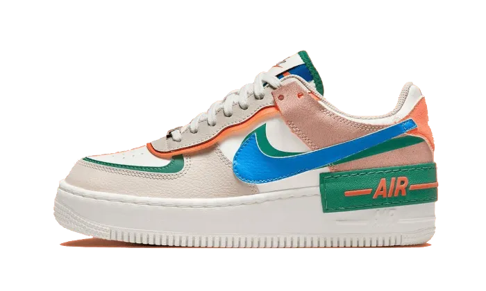 Nike Air Force 1 Shadow Sail Signal Blue Green - CI0919-109