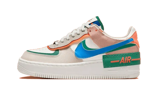 Nike Air Force 1 Shadow Sail Signal Blue Green - CI0919-109