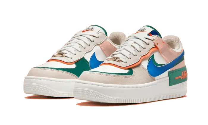 Nike Air Force 1 Shadow Sail Signal Blue Green - CI0919-109