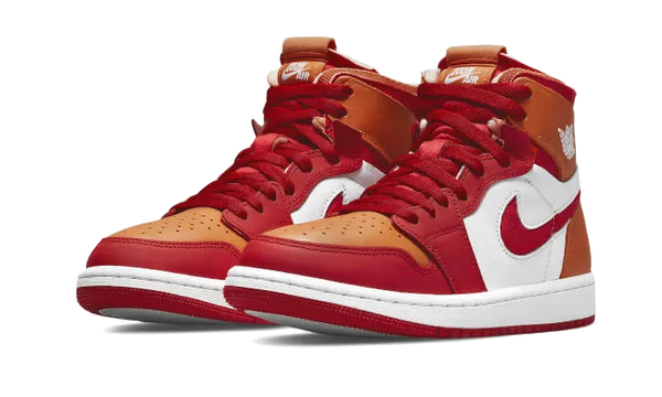 Air Jordan Air Jordan 1 High Zoom Air CMFT Fire Red Hot Curry - CT0979-603