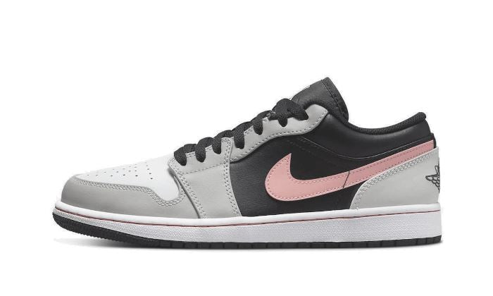 Air Jordan 1 Low Black Grey Pink - 553558-062 / 553560-062