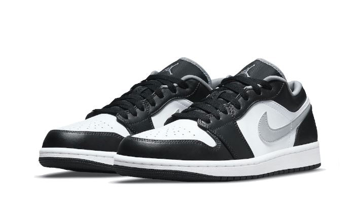 Air Jordan 1 Low Black White Particle Grey - 553558-040 / 553560-040