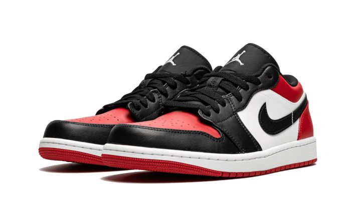 Air Jordan 1 Low Bred Toe (2021) - 553558-612 / 553560-612