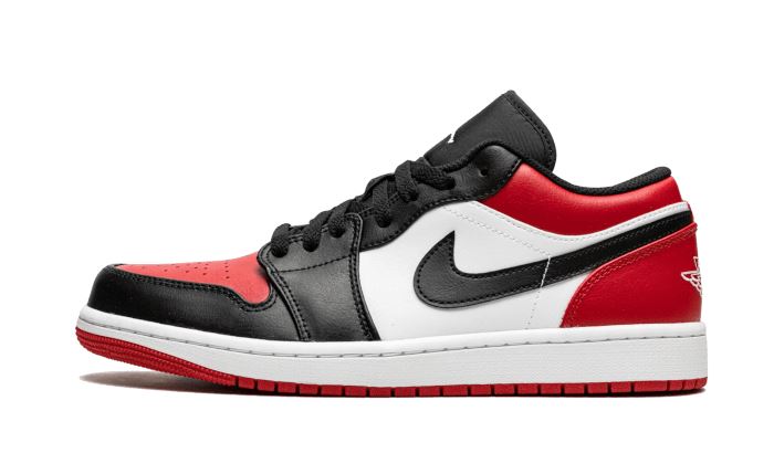 Air Jordan 1 Low Bred Toe (2021) - 553558-612 / 553560-612