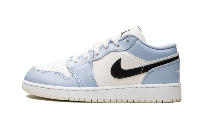 Air Jordan 1 Low Ice Blue Black - 554723-401