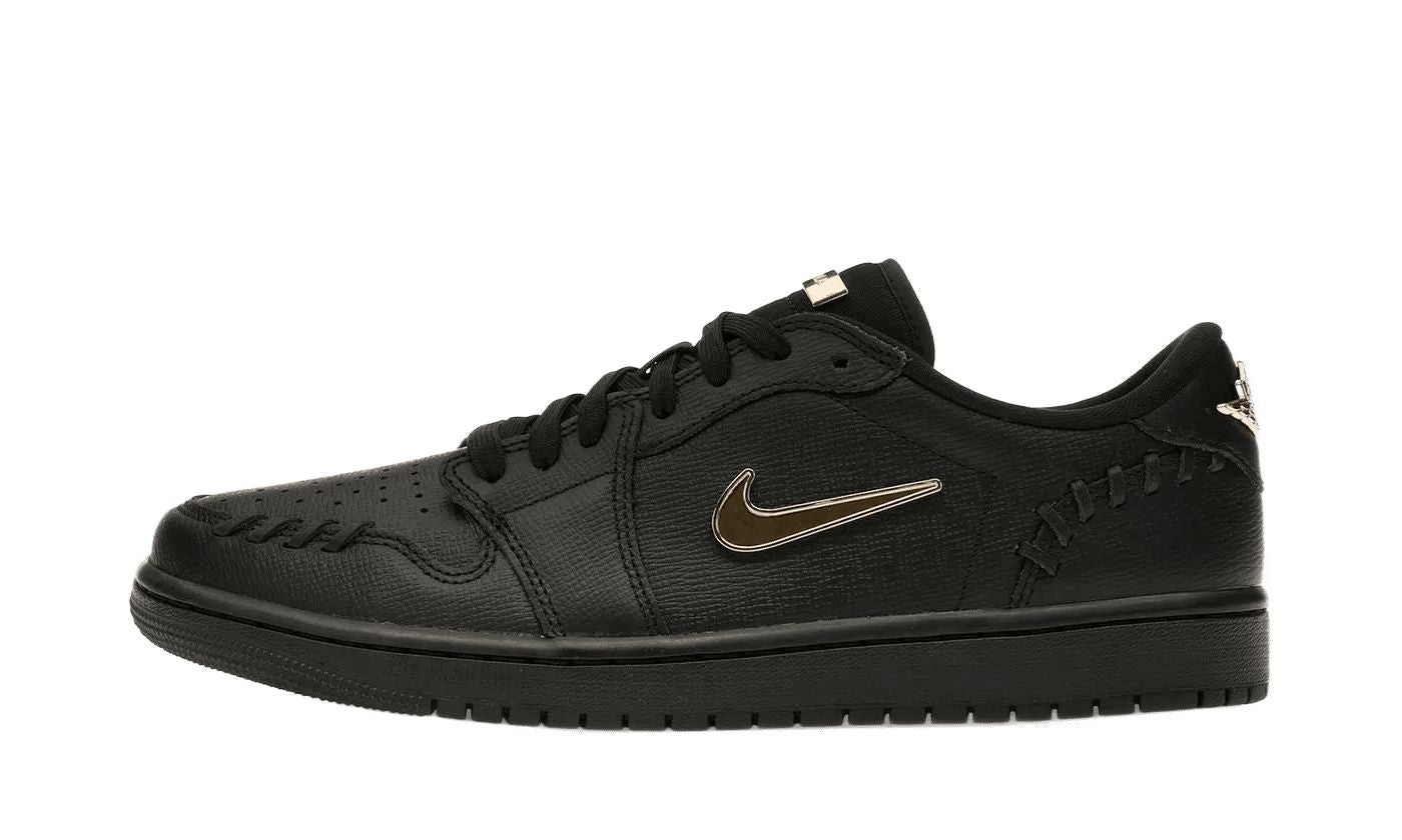 Air Jordan 1 Low Method of Make Black Metallic Gold