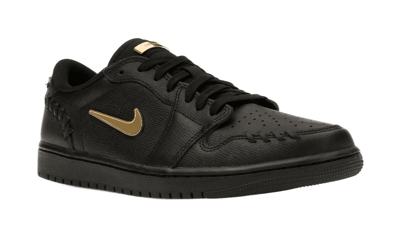 Air Jordan 1 Low Method of Make Black Metallic Gold