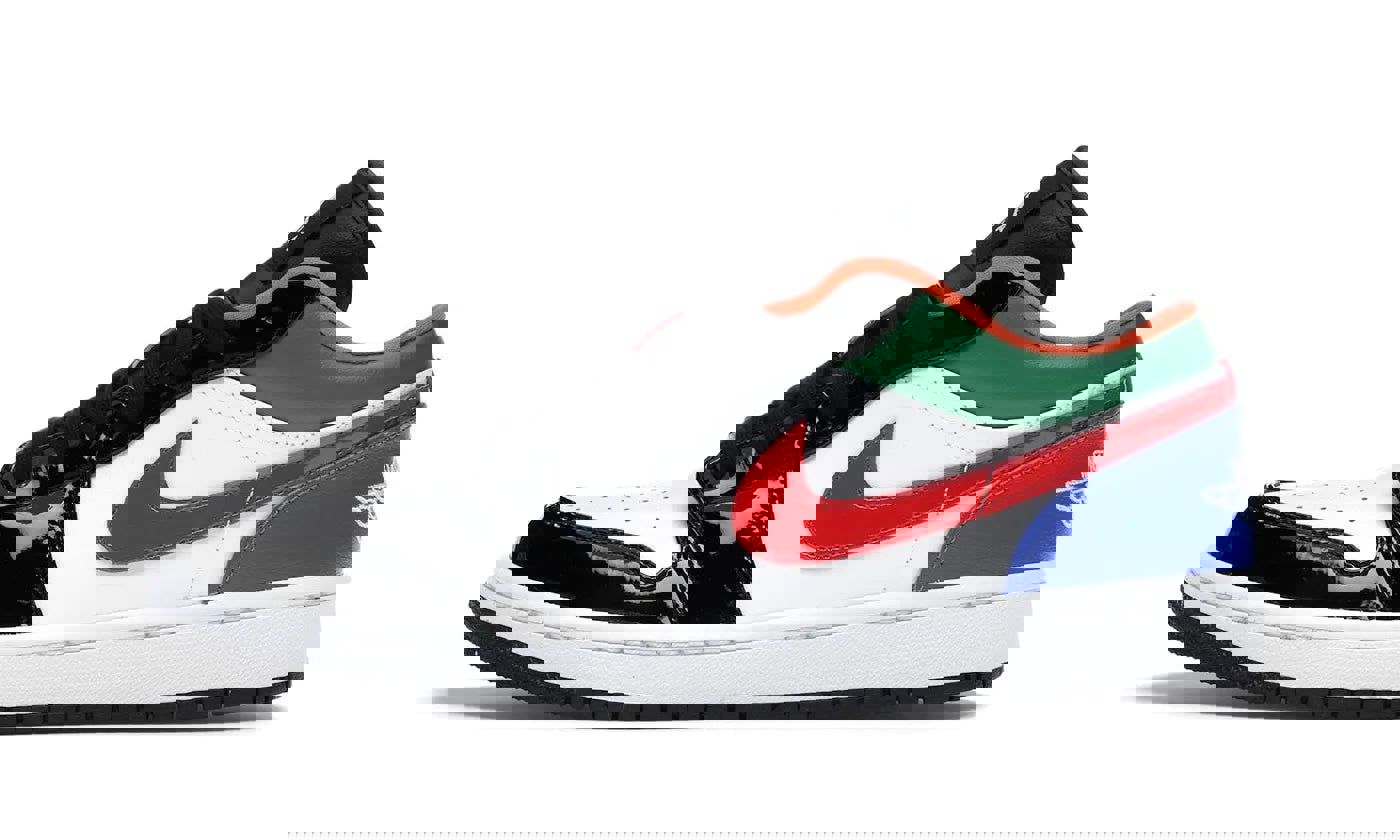 Air Jordan 1 Low Multi-Color Black Toe