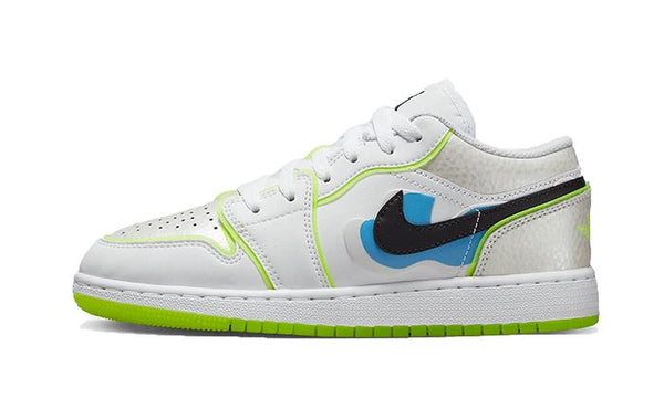 Air Jordan 1 Low SE Warped Swoosh - DV1324-117