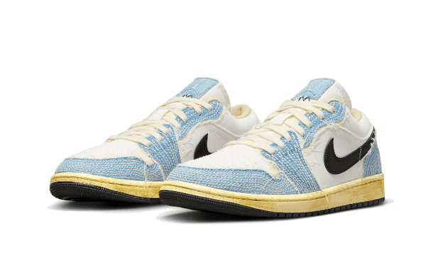 Air Jordan 1 Low SE WRMK Sashiko Denim - FN7670-493