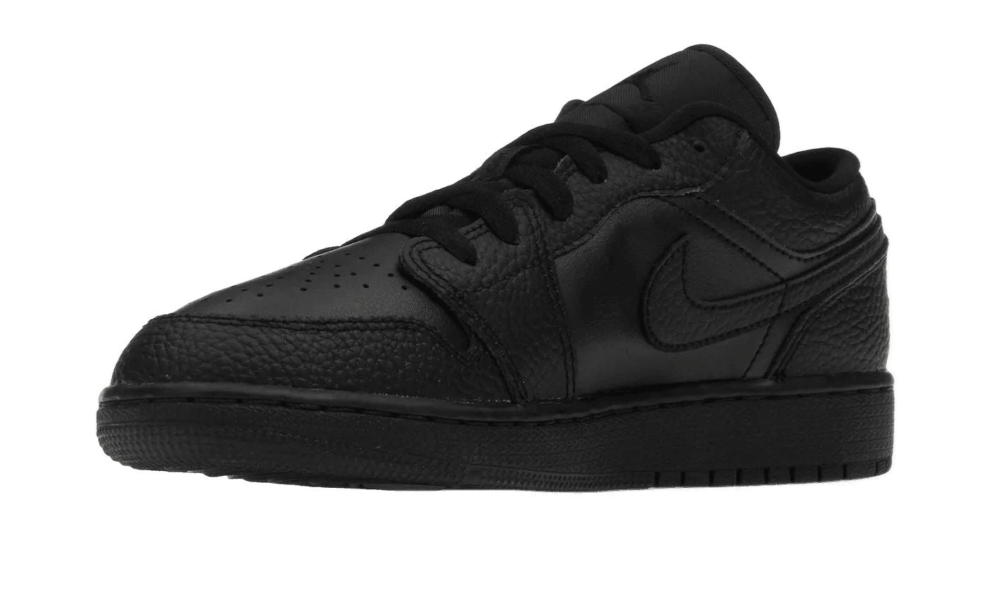 Air Jordan 1 Low Tumbled Leather Black