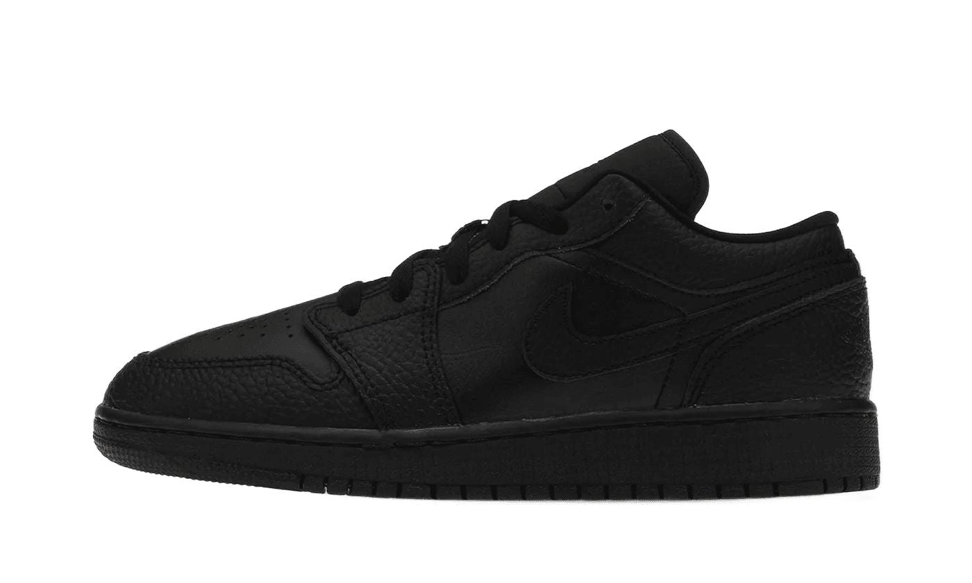 Air Jordan 1 Low Tumbled Leather Black