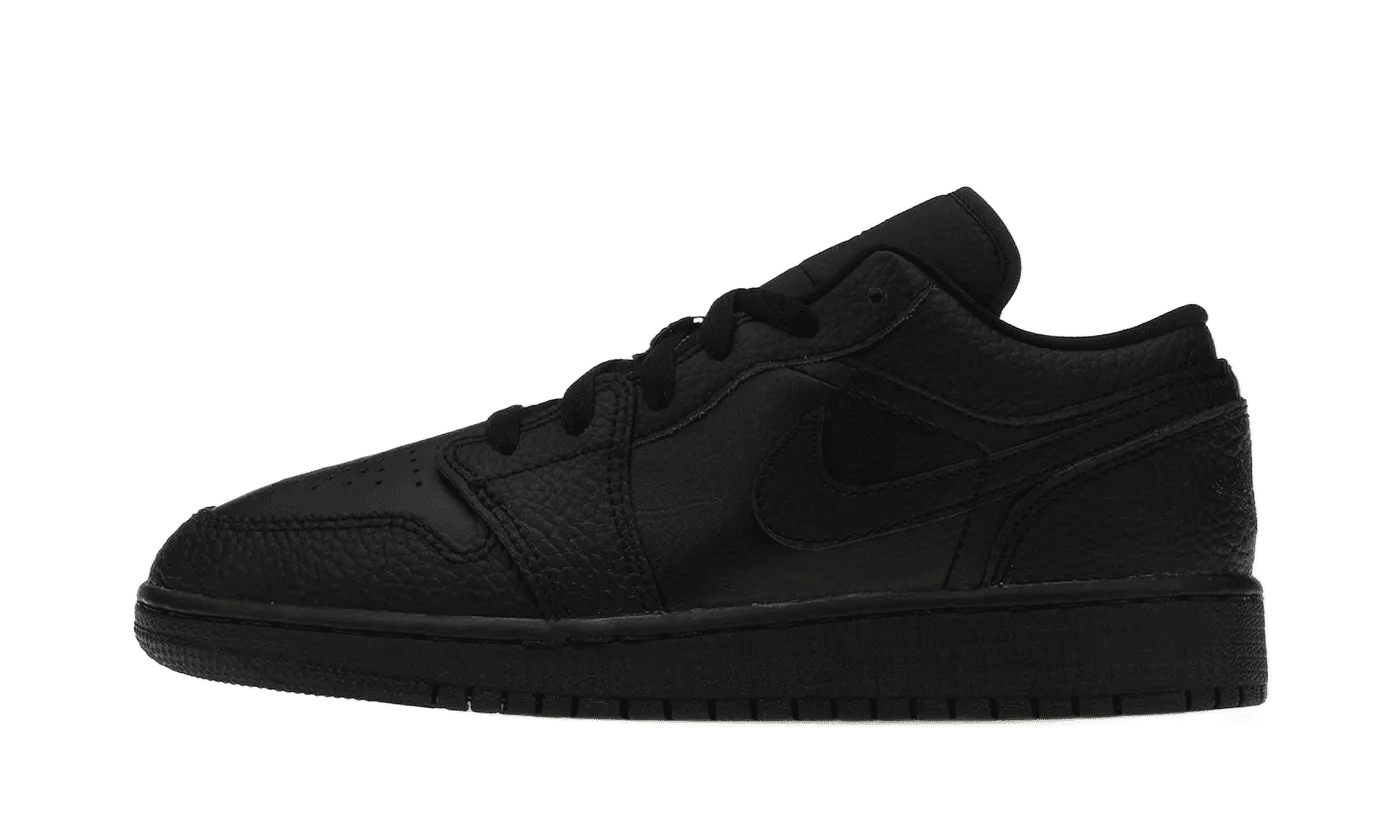 Air Jordan 1 Low Tumbled Leather Black – limitierter Sneaker bei Shade Studios
