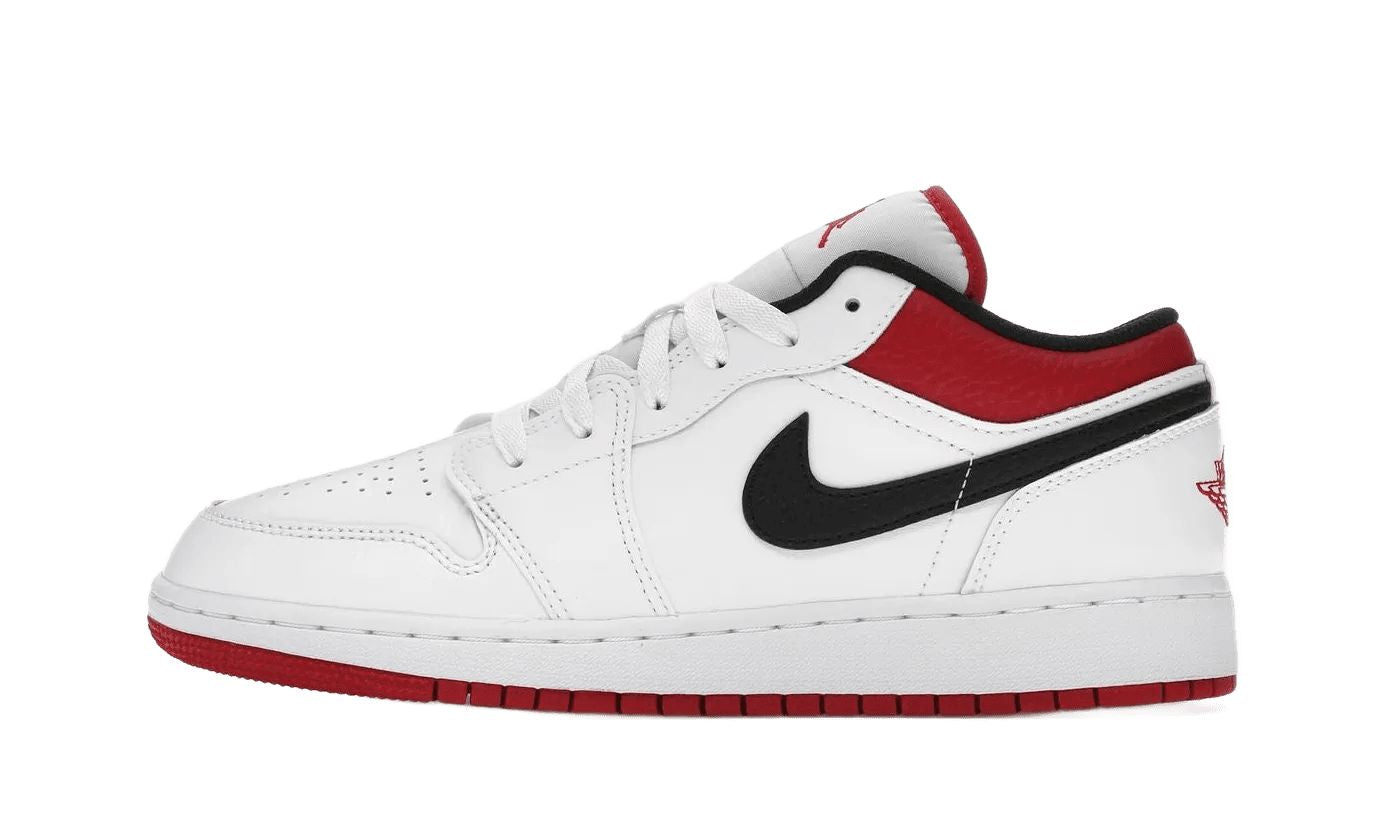 Air Jordan 1 Low White Gym Red – limitierter Sneaker bei Shade Studios