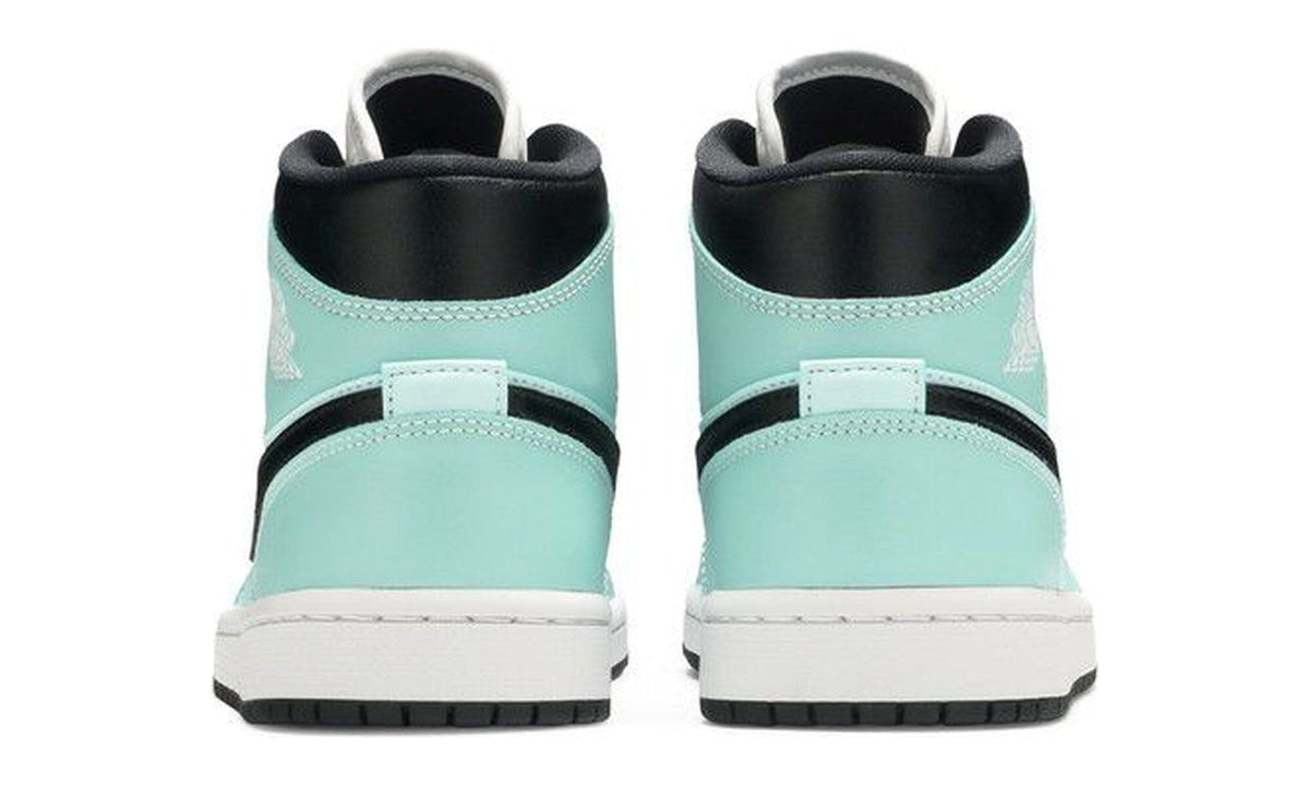 Wmns Air Jordan 1 Mid Aqua Black