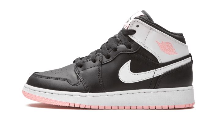 Air Jordan 1 Mid Arctic Pink Black - 555112-061