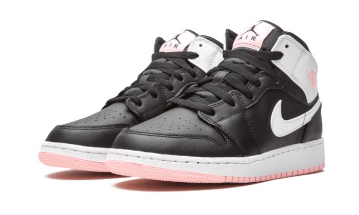 Air Jordan 1 Mid Arctic Pink Black - 555112-061