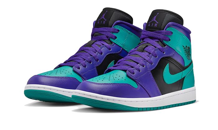 Air Jordan 1 Mid Black Grape – limitierter Sneaker bei Shade Studios