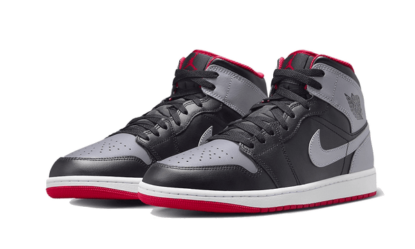 Air Jordan 1 Mid Black Gray Red DQ8426 006 DQ8423 006 SHADESTUDIO.DE