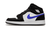 Air Jordan 1 Mid Black Racer Blue White - 554725-084