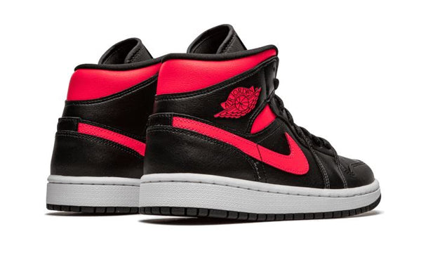 Air Jordan 1 Mid Black Siren Red - BQ6472-004