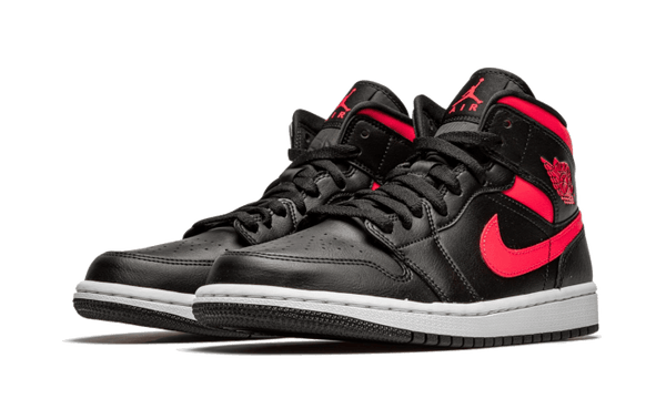 Air Jordan 1 Mid Black Siren Red - BQ6472-004