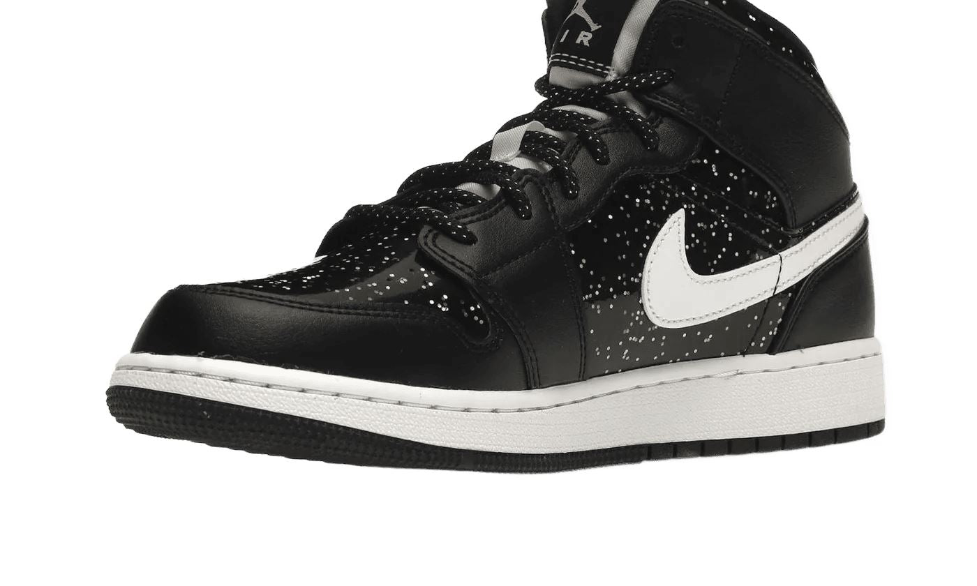 Air Jordan 1 Mid Black Speckle – limitierter Sneaker bei Shade Studios