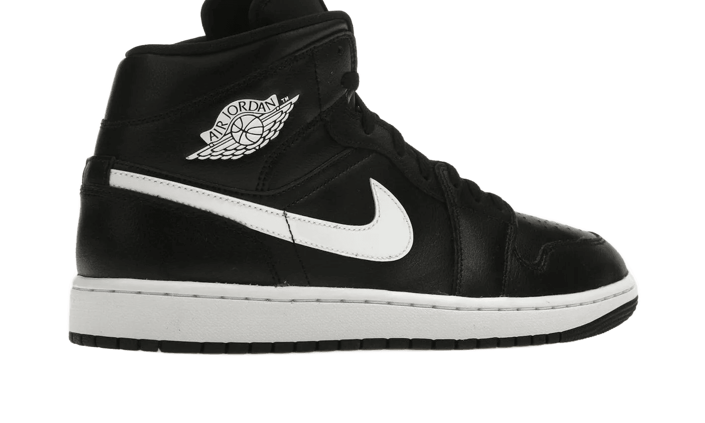 Air Jordan 1 Mid Black White  - DV0991-001