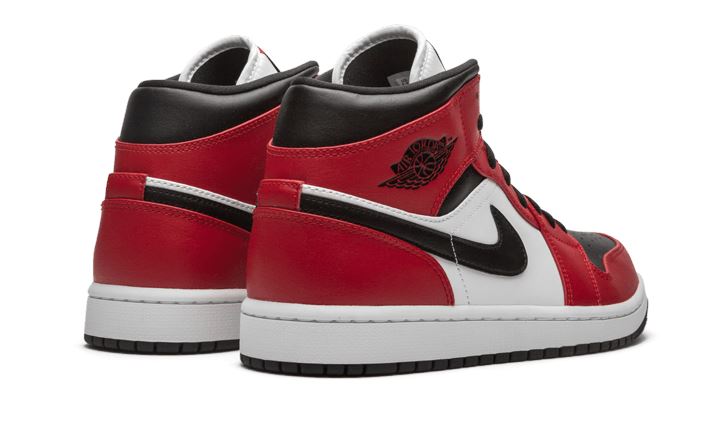 Air Jordan 1 Mid Chicago Black Toe - 554724-069