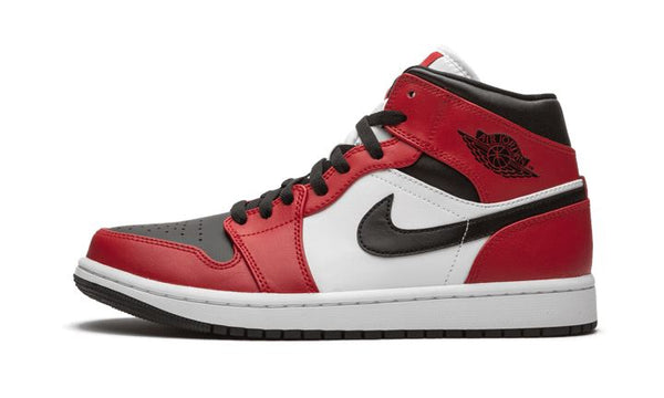 Air Jordan 1 Mid Chicago Black Toe - 554724-069