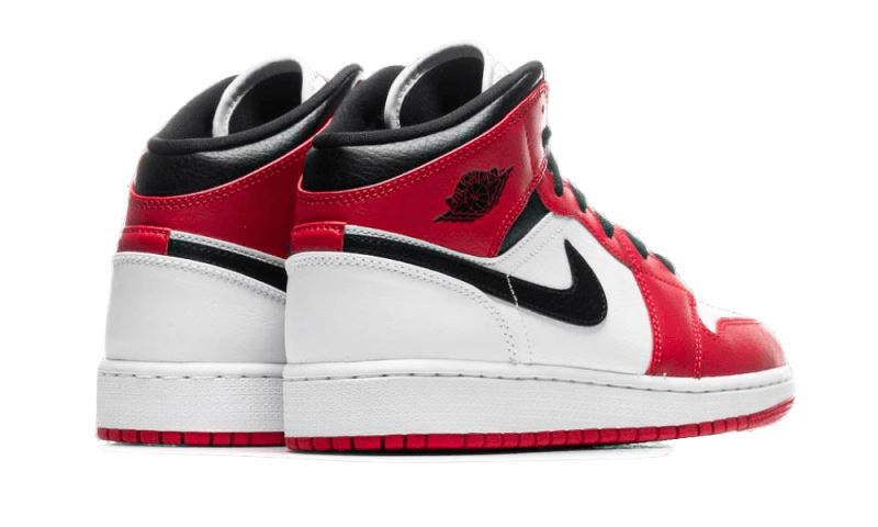 Air Jordan 1 Mid Chicago White - 554275-173 / 554725-173 / 554724-173